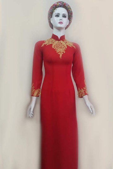 Áo dài cô dâu MV572