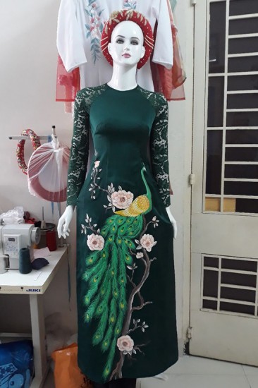 Áo dài vẽ MV562