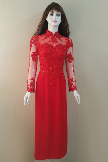Áo dài cưới MV422