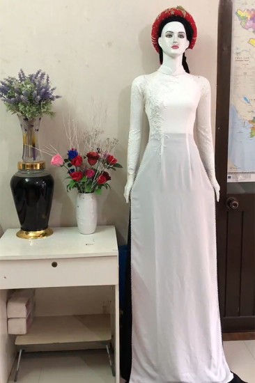Áo dài cưới MV416