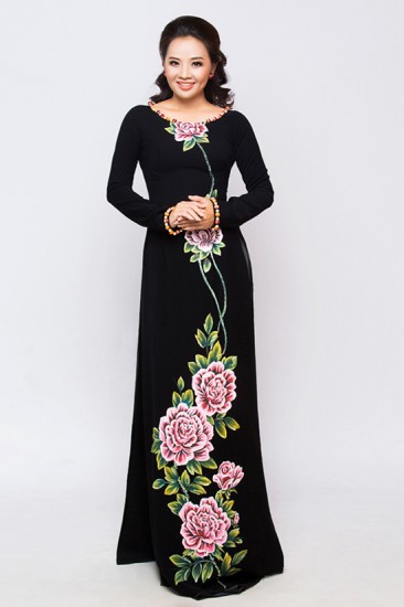 Áo dài cho mẹ uyên ương MV527