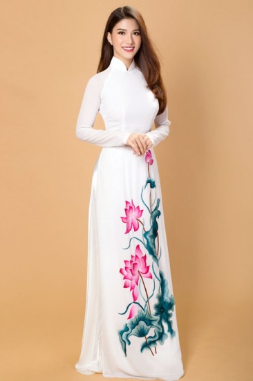 Áo dài vẽ MV542