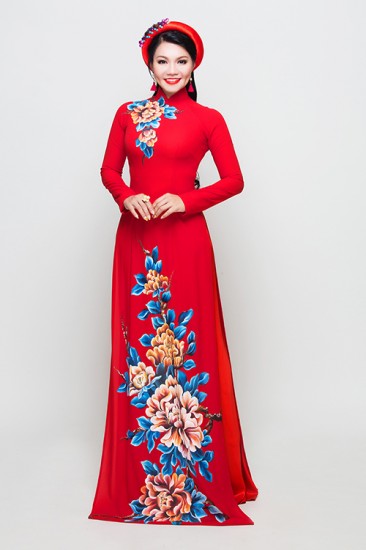 Áo dài vẽ MV382
