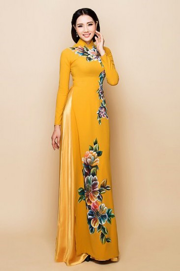 Áo dài vẽ MV396