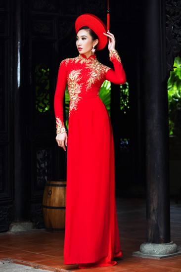 Áo dài cưới MV421