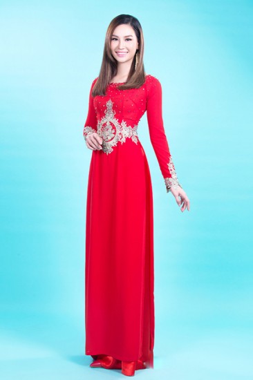 Áo dài cưới MV453