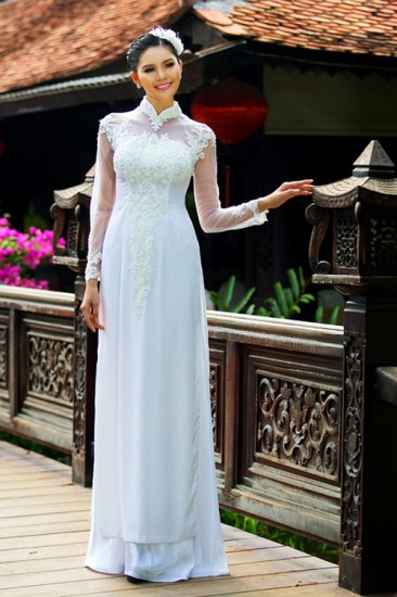 Áo dài cưới MV405