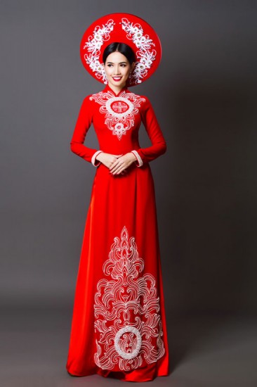 Áo dài vẽ MV296