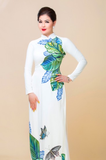 Áo dài trung niên MV379