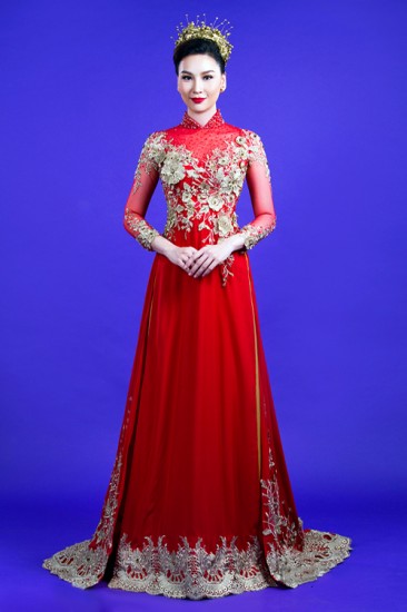 Áo dài cưới MV109