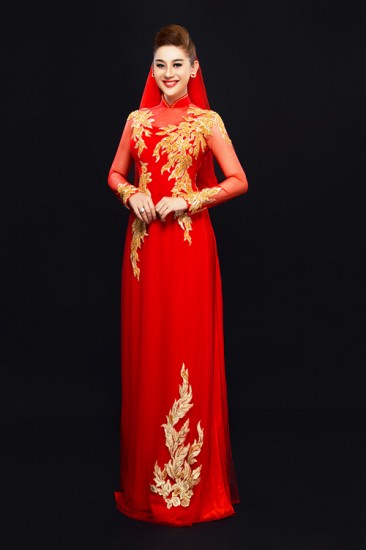 Áo dài cưới MV115