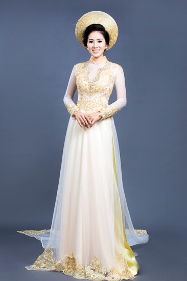 Áo dài cưới MV184