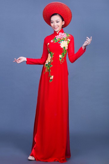 Áo dài vẽ MV192
