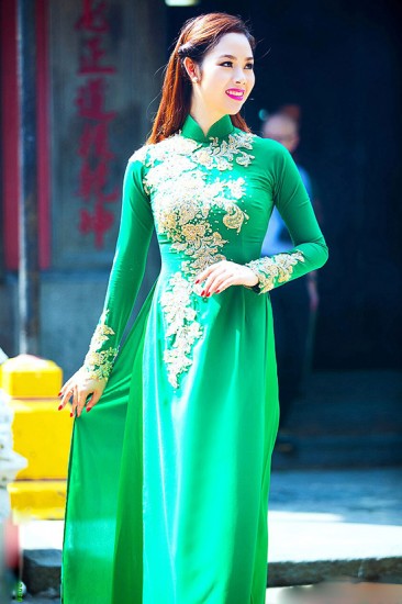 Áo dài cưới MV208