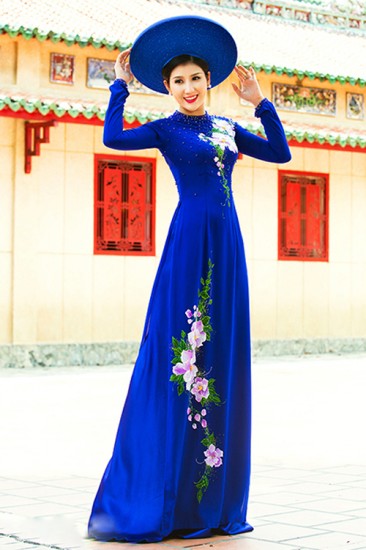 Áo dài vẽ MV270