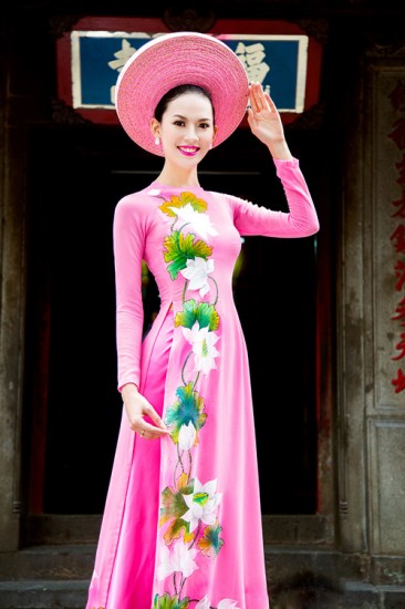 Áo dài vẽ MV273