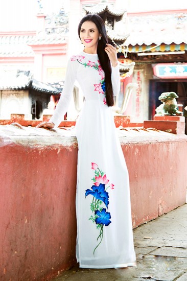 Áo dài vẽ MV281
