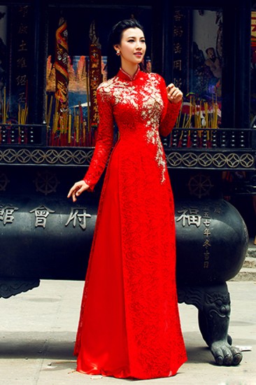 Áo dài cưới MV295