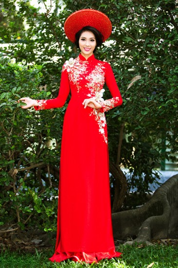 Áo dài cưới MV312