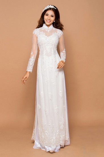 Áo dài cưới MV333