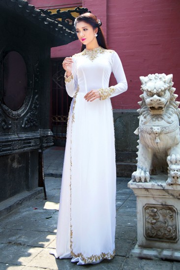 Áo dài cưới MV40
