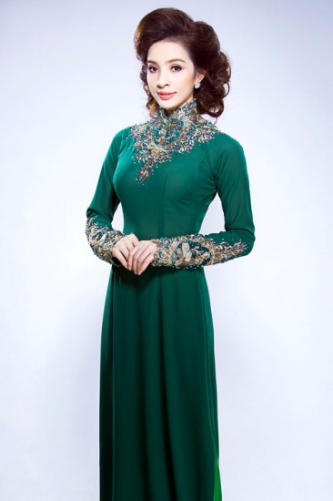 Áo dài cho mẹ uyên ương MV62