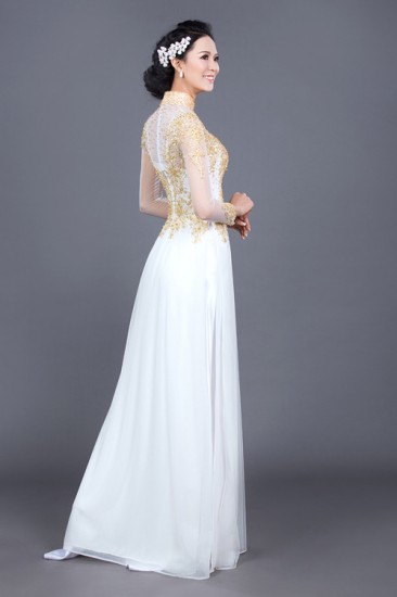 Áo dài cưới MV68
