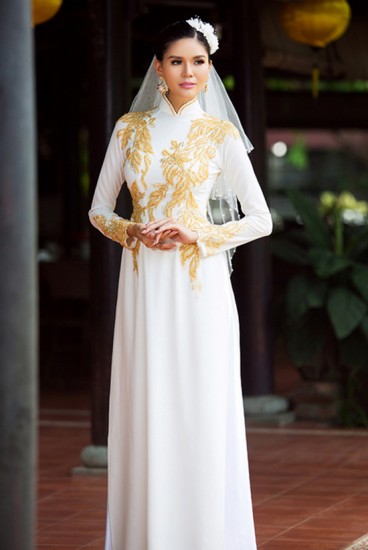 Áo dài cưới MV402